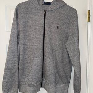 Polo by Ralph Lauren Men's Zip-Up Gray Sweater